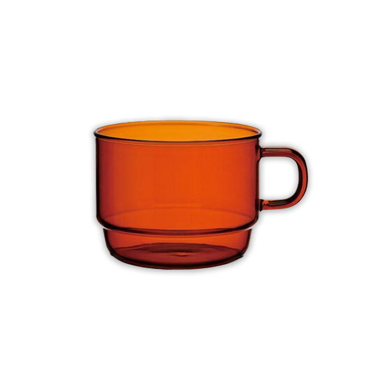 Hario Colors Stack Mug Cup – 300ml Heat-Resistant Glass Mug