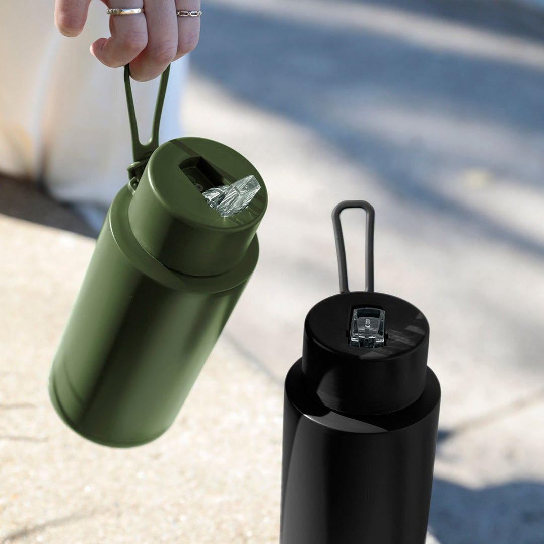 Frank Green Ceramic Reusable Bottle 1000ml with Straw Lid