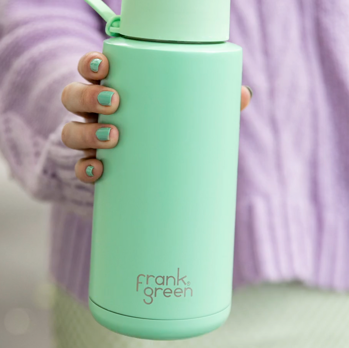 Frank Green Ceramic Reusable Bottle 1000ml with Straw Lid