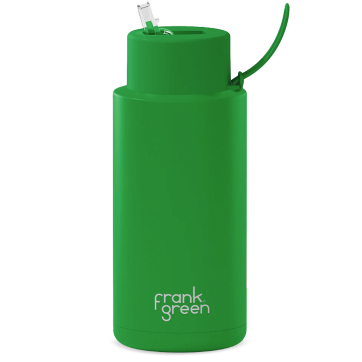 Frank Green Ceramic Reusable Bottle 1000ml with Straw Lid