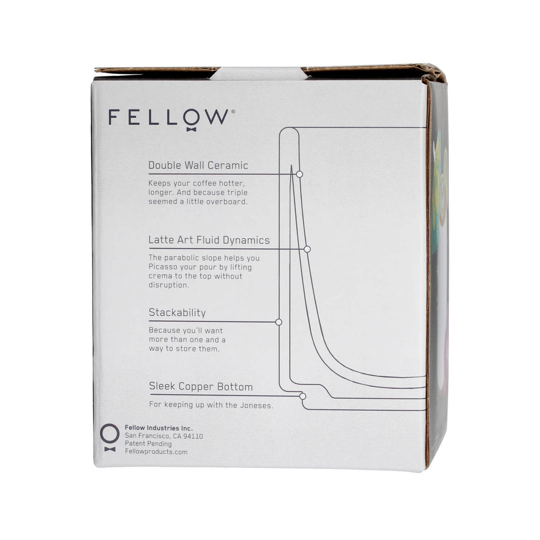 Fellow Monty Cup Collection – Espresso, Cortado, Cappuccino & Latte
