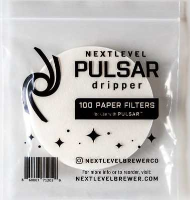NextLevel Pulsar Paper Filters – 100-Pack