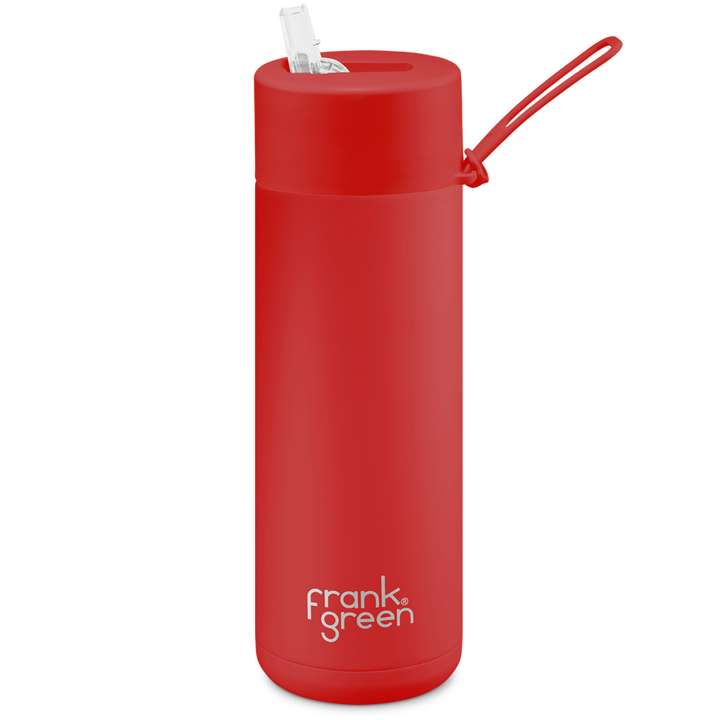 Frank Green Ceramic Reusable Bottle 595ml with Straw Lid
