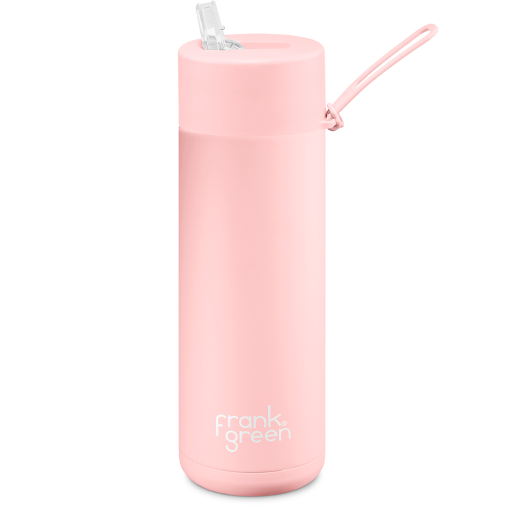 Frank Green Ceramic Reusable Bottle 595ml with Straw Lid