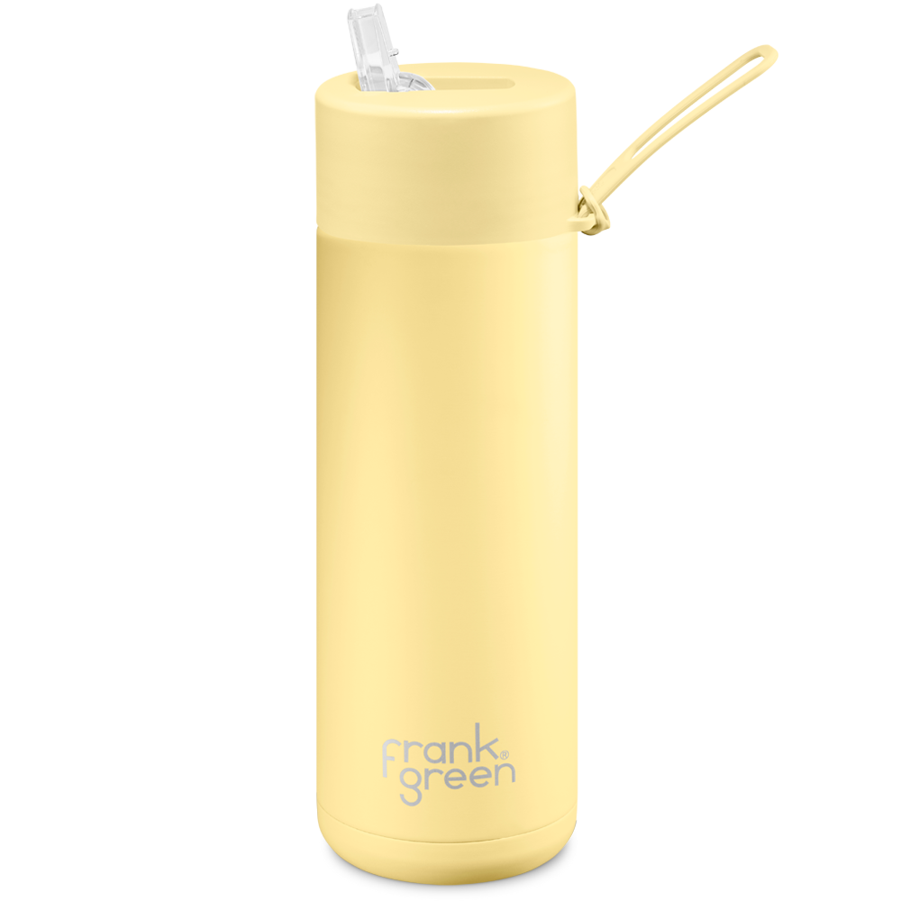 Frank Green Ceramic Reusable Bottle 595ml with Straw Lid