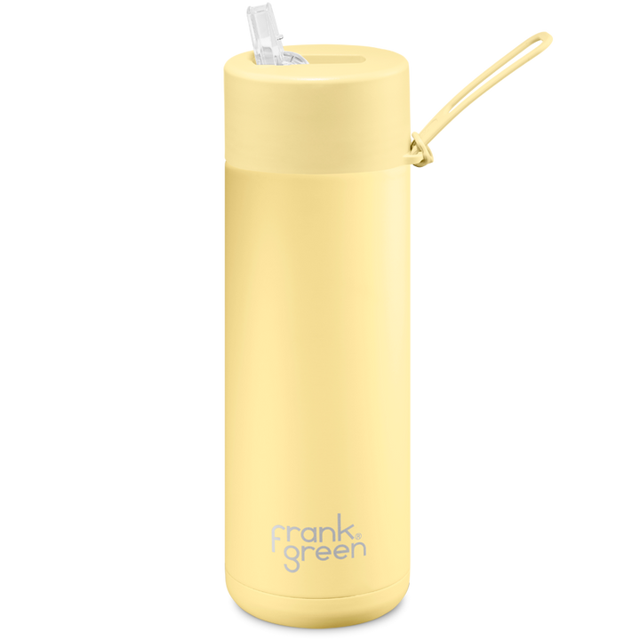 Frank Green Ceramic Reusable Bottle 595ml with Straw Lid