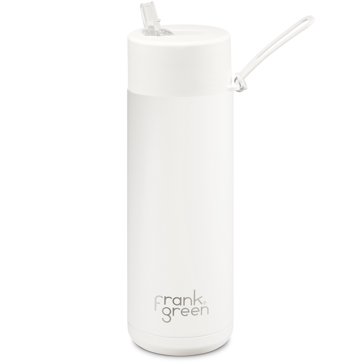 Frank Green Ceramic Reusable Bottle 595ml with Straw Lid