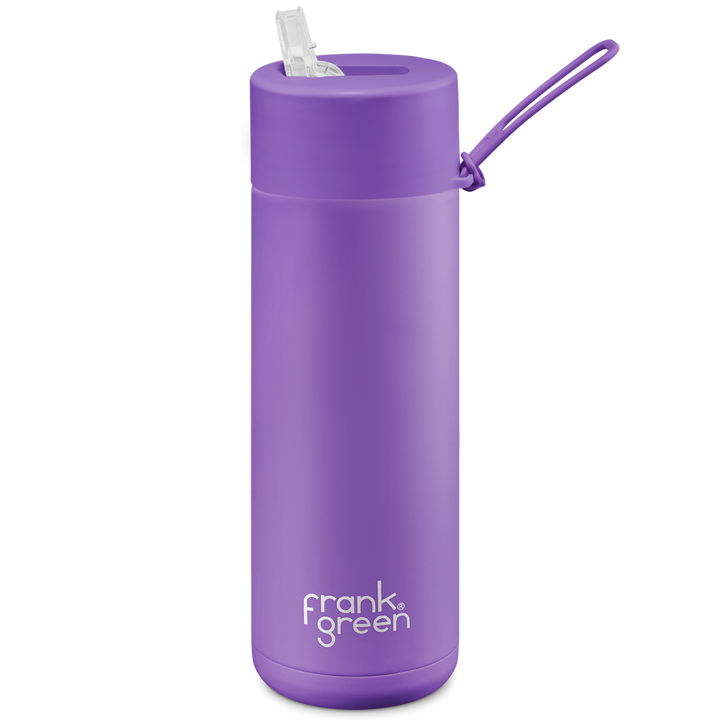 Frank Green Ceramic Reusable Bottle 595ml with Straw Lid