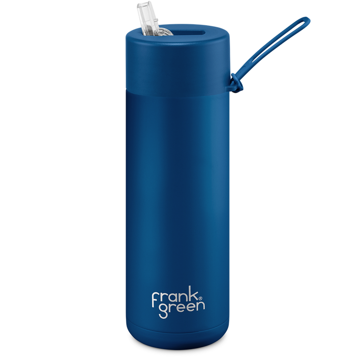 Frank Green Ceramic Reusable Bottle 595ml with Straw Lid