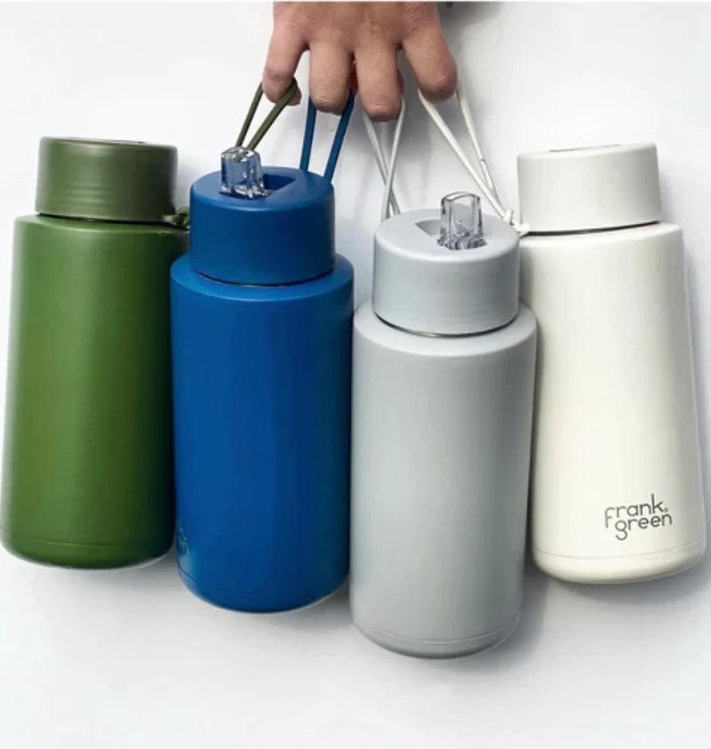 Frank Green Ceramic Reusable Bottle 595ml with Straw Lid