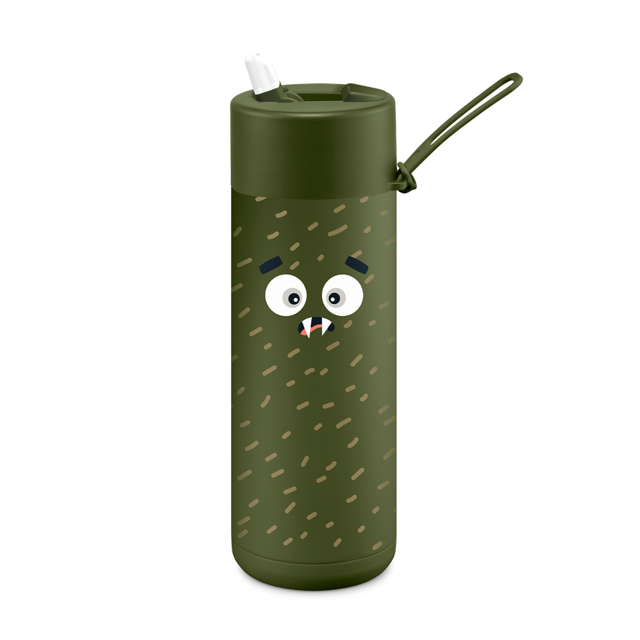 Frank Green Ceramic Reusable Bottle 595ml with Flip Straw Lid