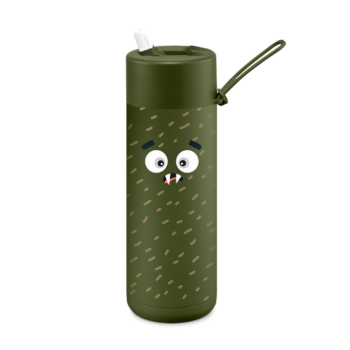 Frank Green Ceramic Reusable Bottle 595ml with Flip Straw Lid