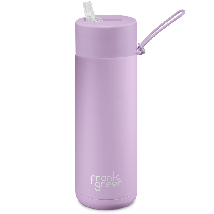 Frank Green Ceramic Reusable Bottle 595ml with Straw Lid