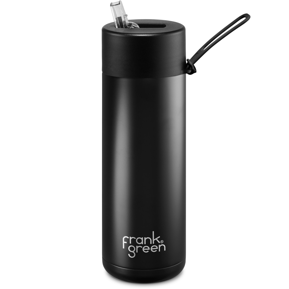 Frank Green Ceramic Reusable Bottle 595ml with Straw Lid