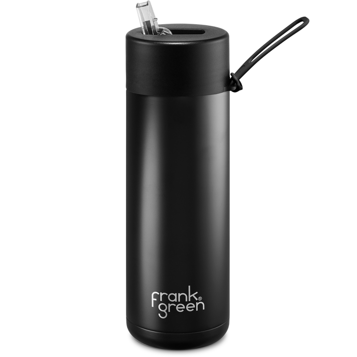 Frank Green Ceramic Reusable Bottle 595ml with Straw Lid