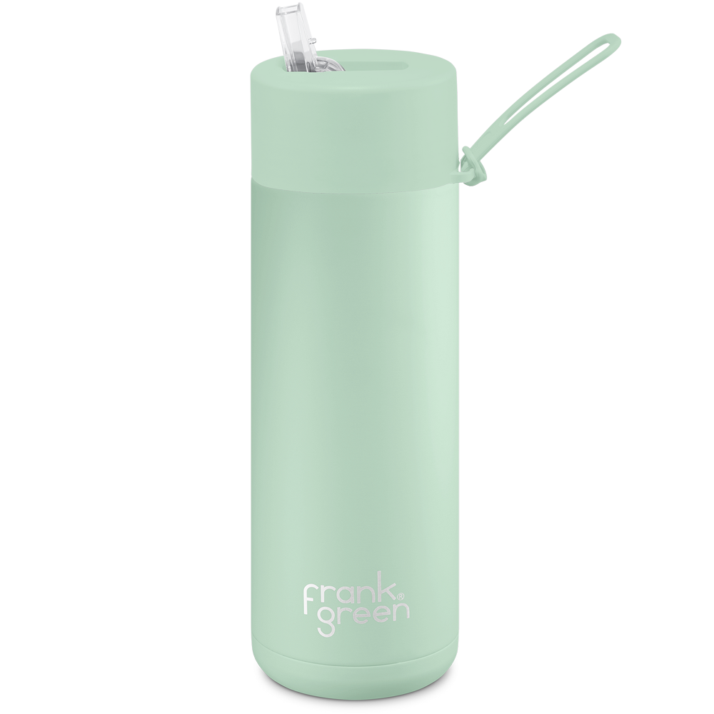 Frank Green Ceramic Reusable Bottle 595ml with Straw Lid