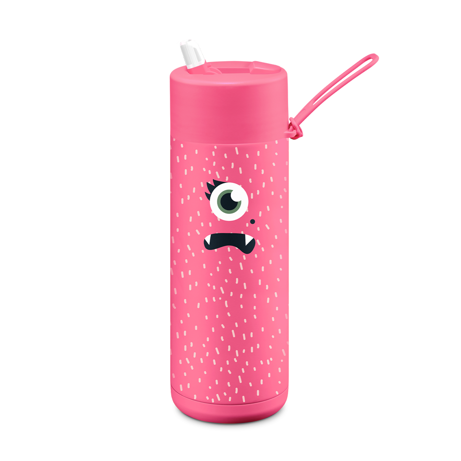 Frank Green Ceramic Reusable Bottle 595ml with Flip Straw Lid