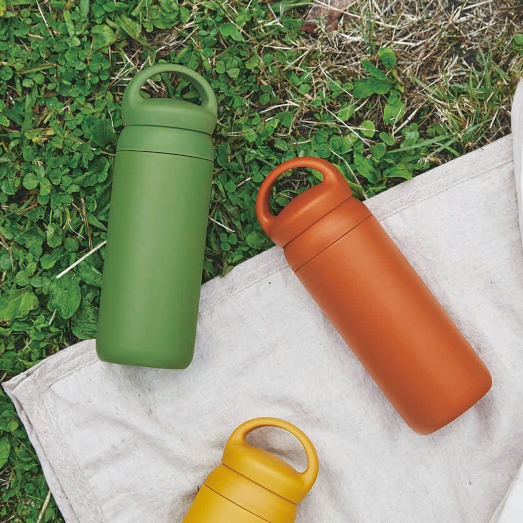 Kinto Day Off Travel Thermos – 500ml Insulated Bottle for Daily Adventures