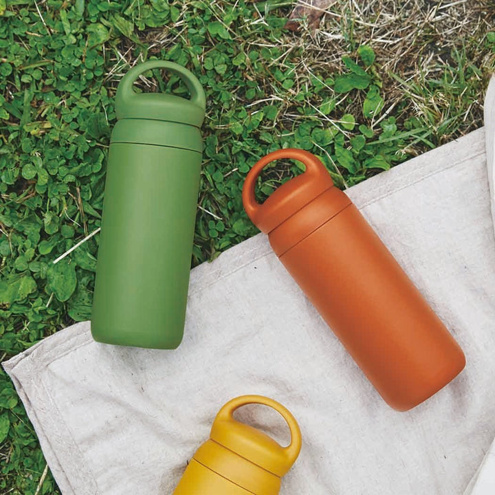 Kinto Day Off Travel Thermos – 500ml Insulated Bottle for Daily Adventures