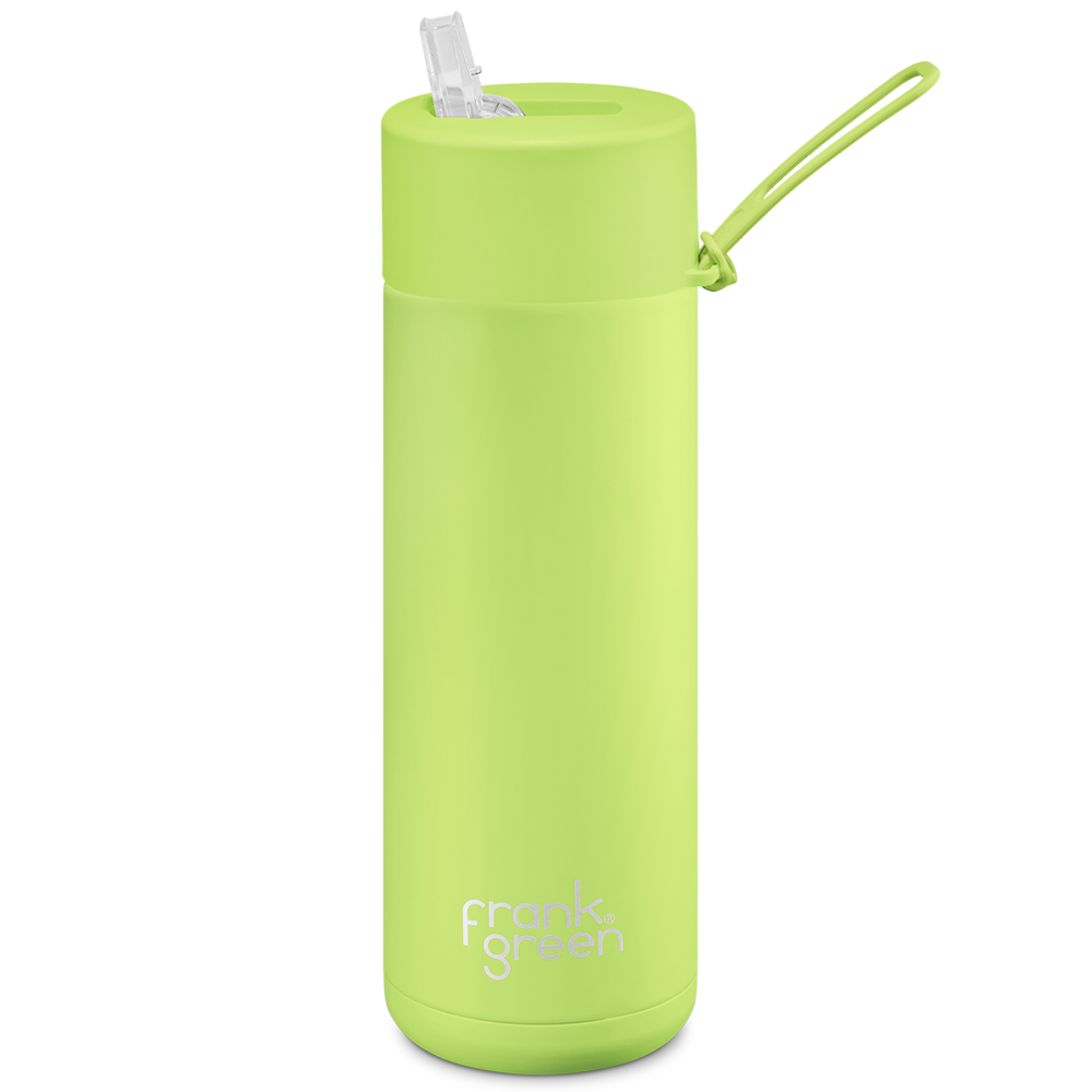 Frank Green Ceramic Reusable Bottle 595ml with Straw Lid