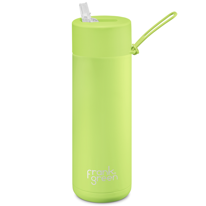Frank Green Ceramic Reusable Bottle 595ml with Straw Lid
