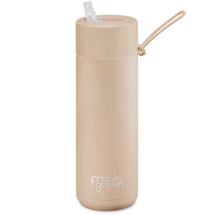 Frank Green Ceramic Reusable Bottle 595ml with Straw Lid