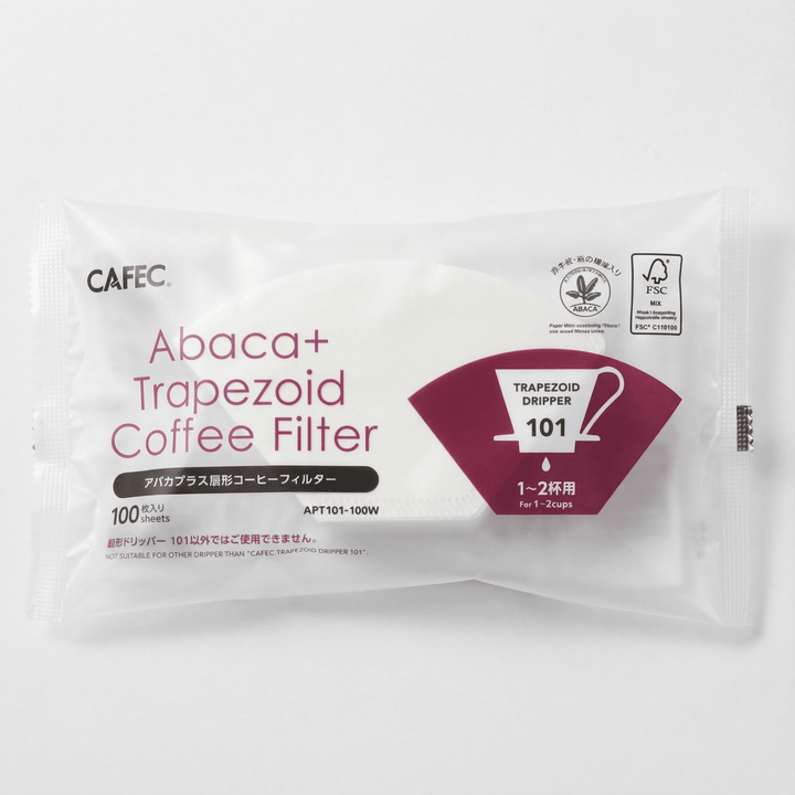 Cafec ABACA+ Trapezoid Paper Filter - Barista Delight