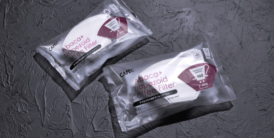 Cafec ABACA+ Trapezoid Paper Filter - Barista Delight