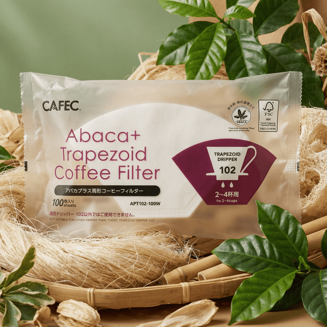 Cafec ABACA+ Trapezoid Paper Filter - Barista Delight