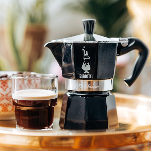Bialetti Moka Express Black Moka Pot - Barista Delight