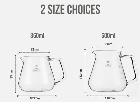 Timemore Coffee Server – Elegant & Functional Glass Carafe