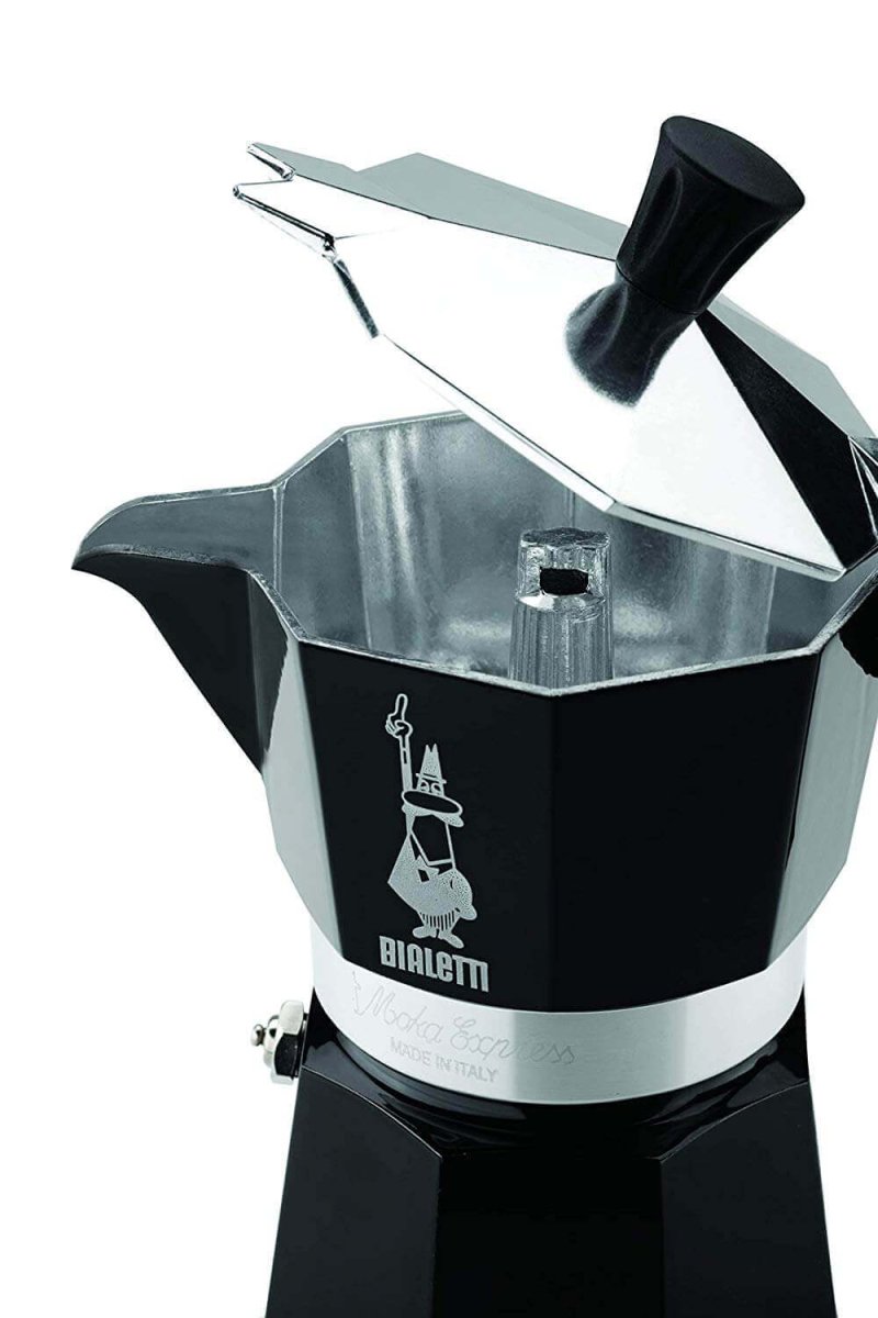 Bialetti Moka Express Black Moka Pot - Barista Delight