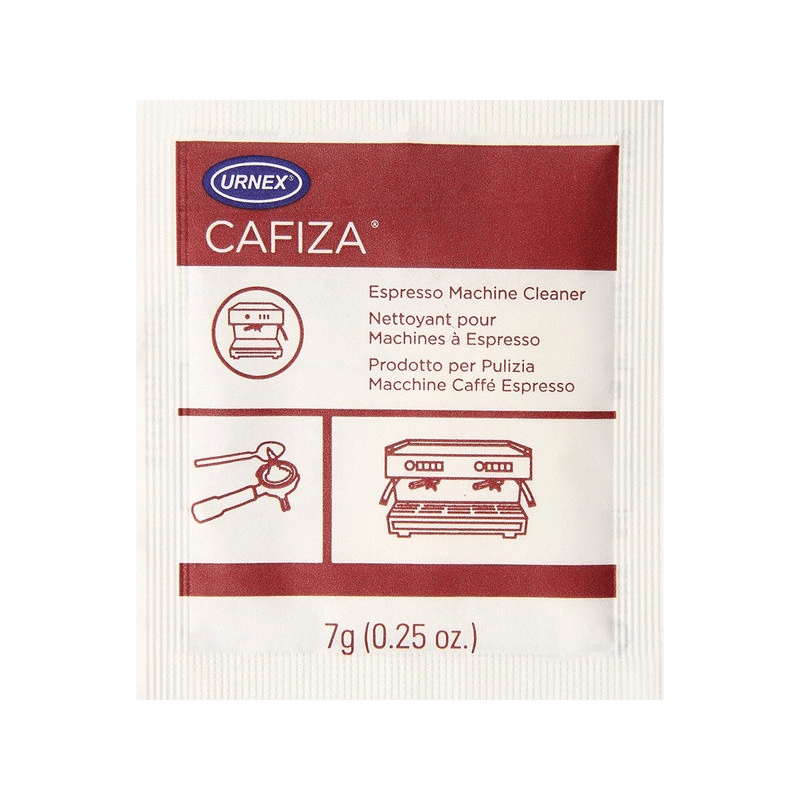 Urnex Cafiza Cleaning Agent – 7g Sachets for Coffee Equipment - Barista Delight