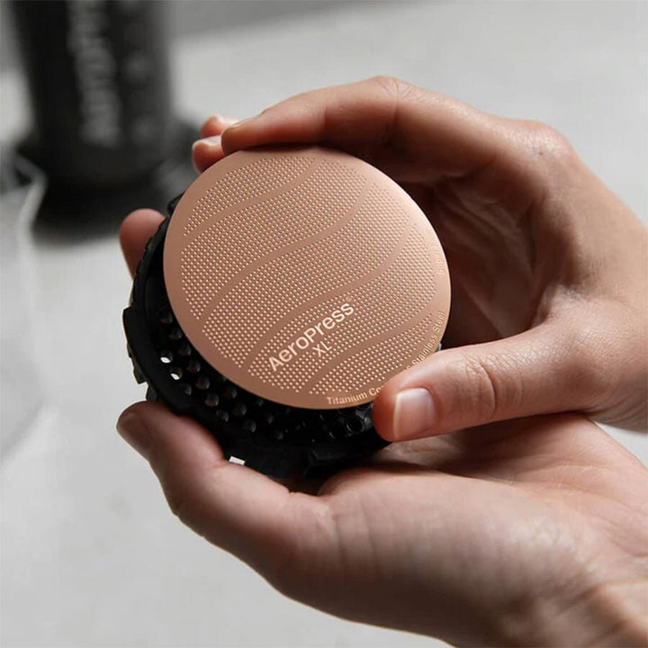 AeroPress Gold Tone Reusable Filter - Barista Delight