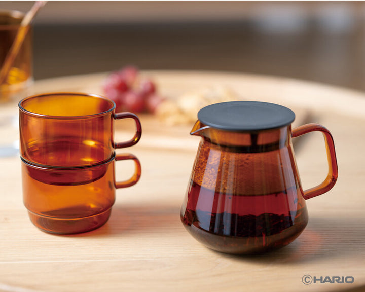 Hario Colors Tea & Coffee Server – 600ml Stylish Glass Carafe