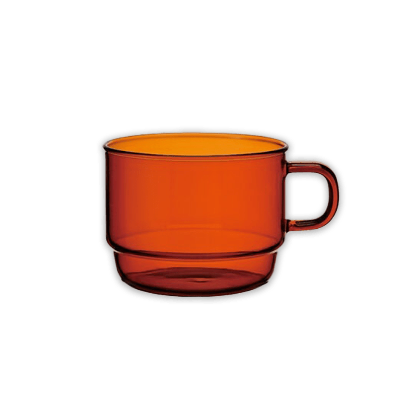Hario Colors Stack Mug Cup – 300ml Heat - Resistant Glass Mug - Barista Delight