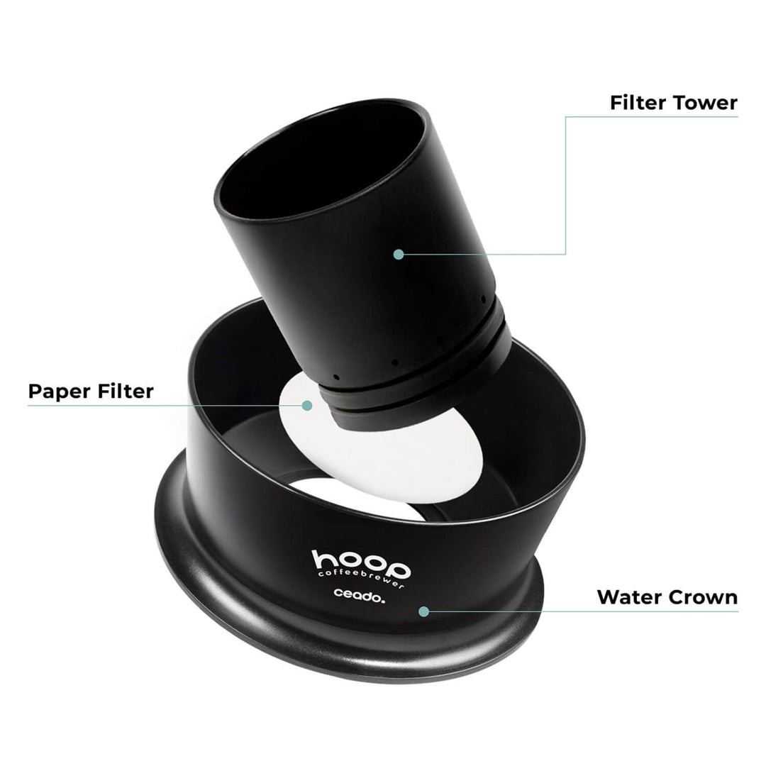 Ceado Hoop Coffee Brewer + Hood – Precision Pour-Over Brewing