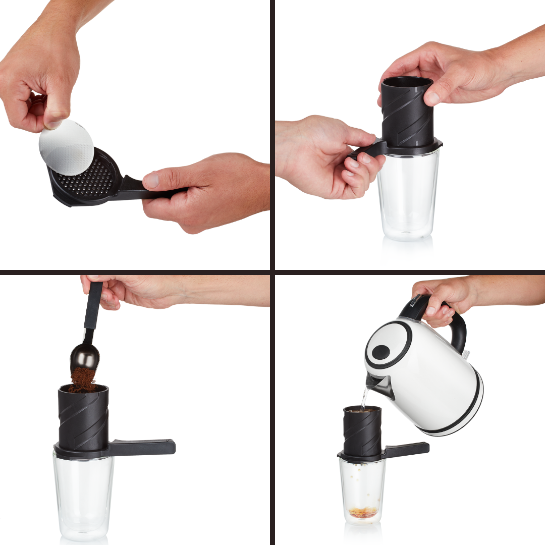 Barista & Co Twist Press 2.0 – Portable Coffee Brewer
