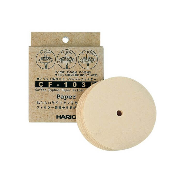 Hario Vacuum Pot Filters & Adapters – Cotton & Paper Options - Barista Delight