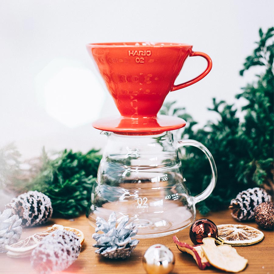 Hario V60 - 02 Ceramic (Red & White) - Barista Delight