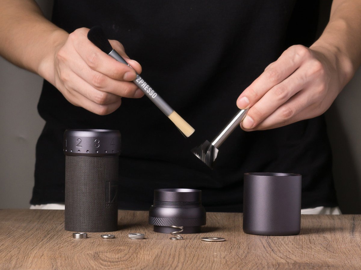 1Zpresso J - Ultra Manual Coffee Grinder – Iron Grey - Barista Delight