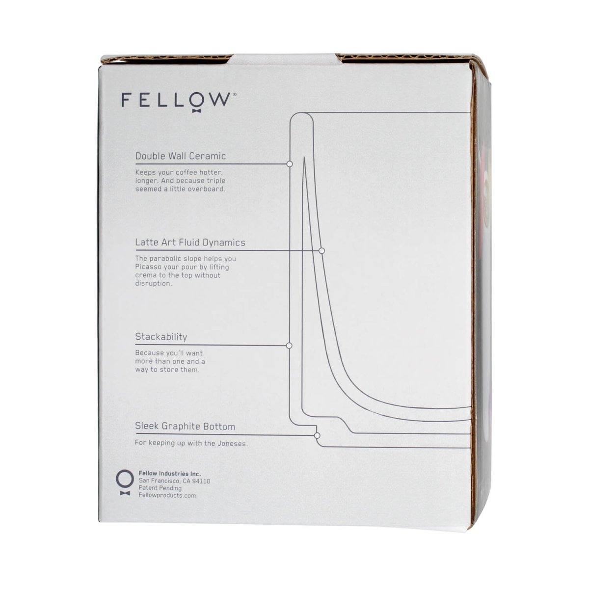 Fellow Monty Cup Collection – Espresso, Cortado, Cappuccino & Latte - Barista Delight