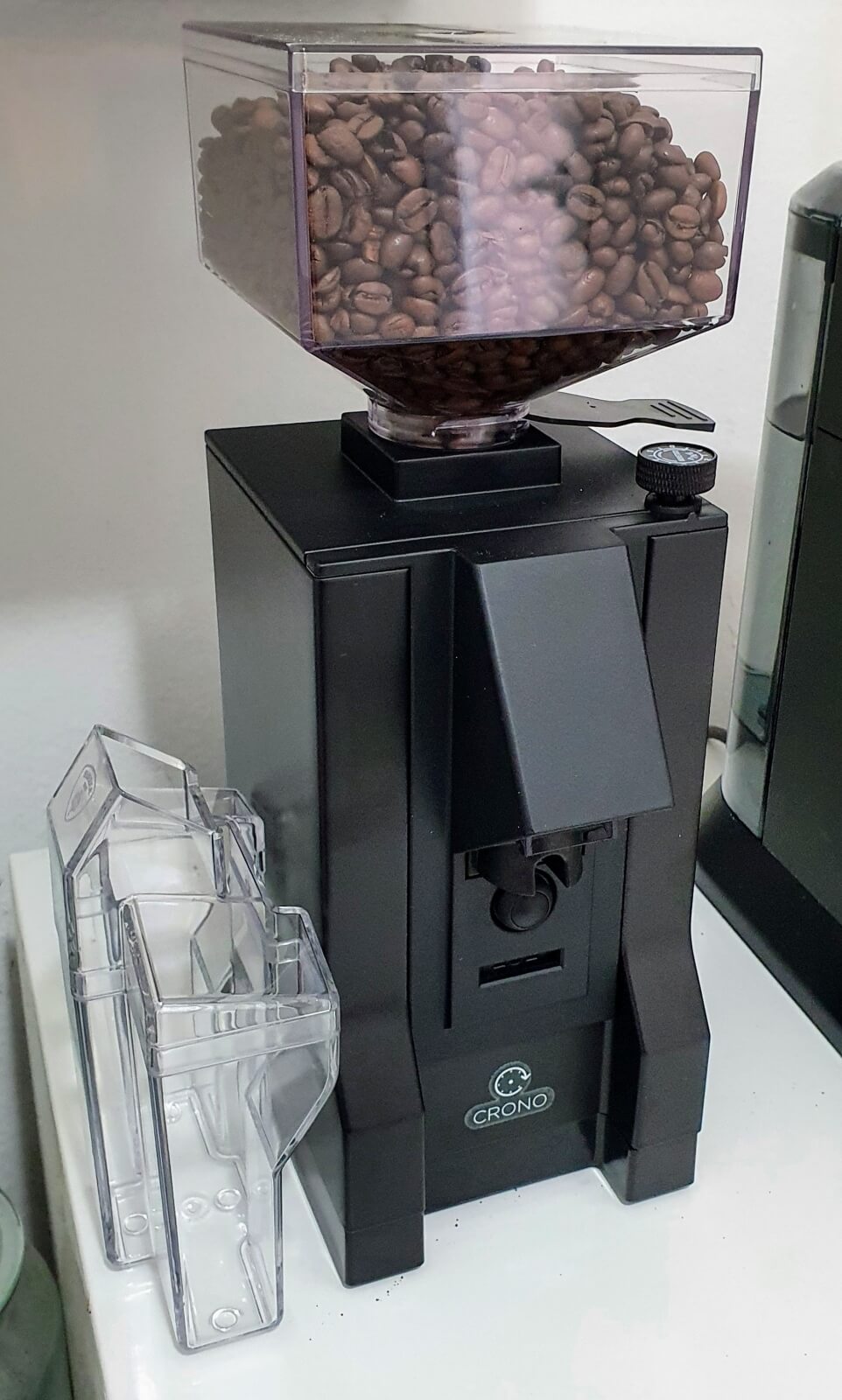 Eureka Mignon Crono 15BL Electric Grinder – Matte Black