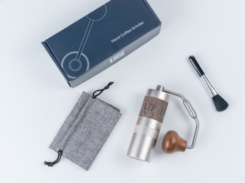 1Zpresso Q Foldable Manual Coffee Grinder – Silver