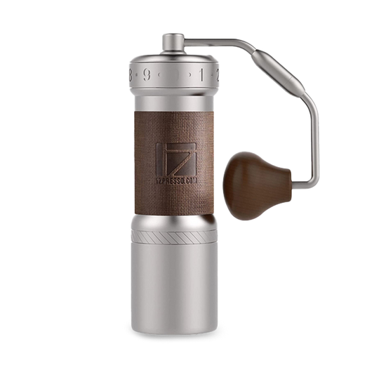 1Zpresso K-Ultra Manual Coffee Grinder – Silver & Iron Grey