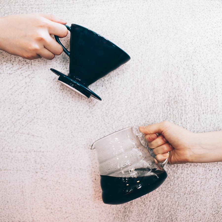 Hario Colour Edition V60 - 02 Ceramic Dripper (with 40 Filters) - Barista Delight