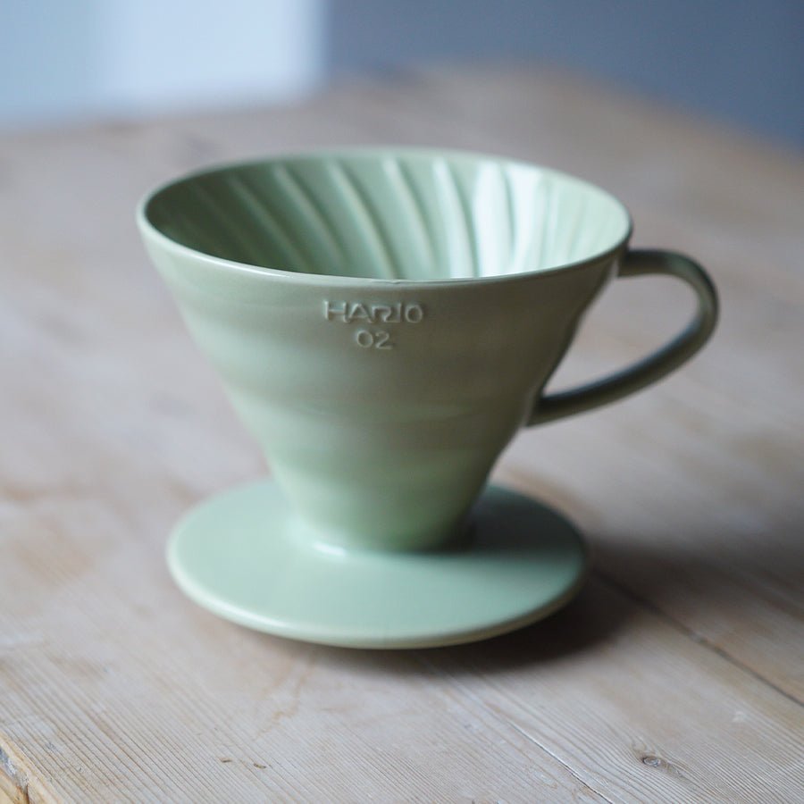 Hario Colour Edition V60 - 02 Ceramic Dripper (with 40 Filters) - Barista Delight