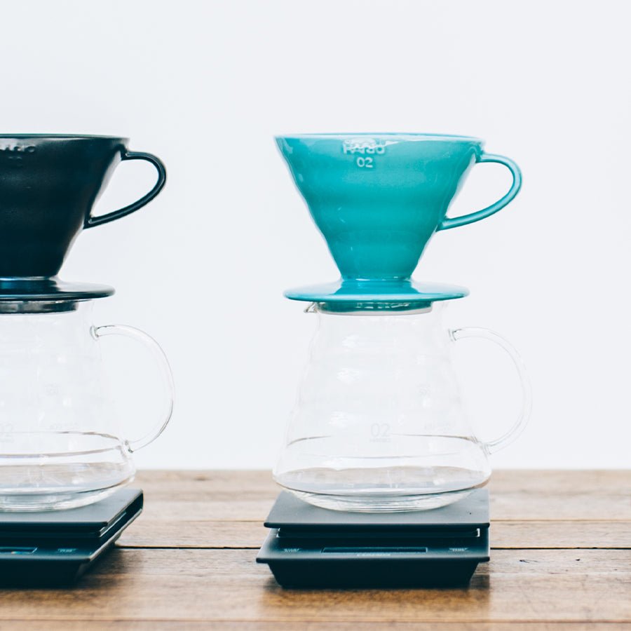 Hario Colour Edition V60 - 02 Ceramic Dripper (with 40 Filters) - Barista Delight