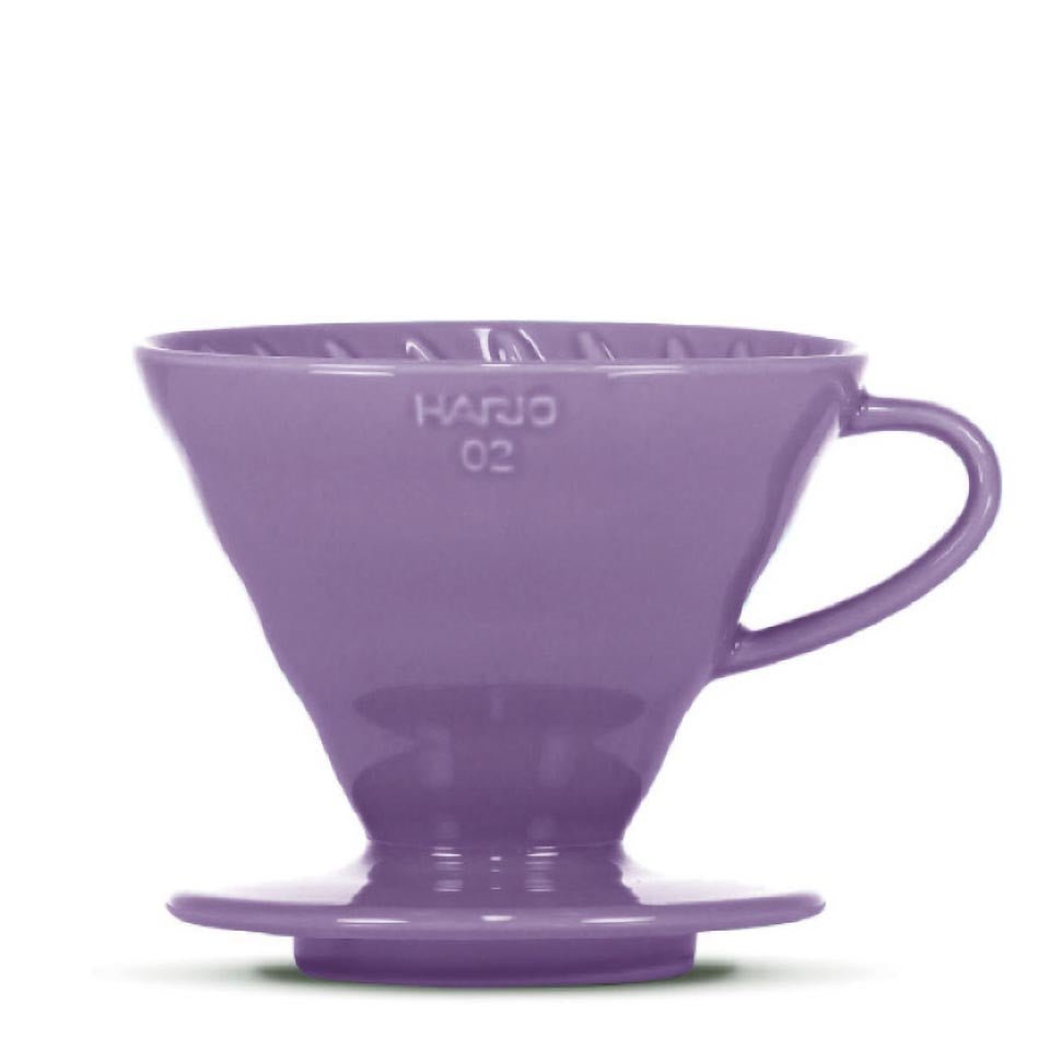 Hario Colour Edition V60 - 02 Ceramic Dripper (with 40 Filters) - Barista Delight