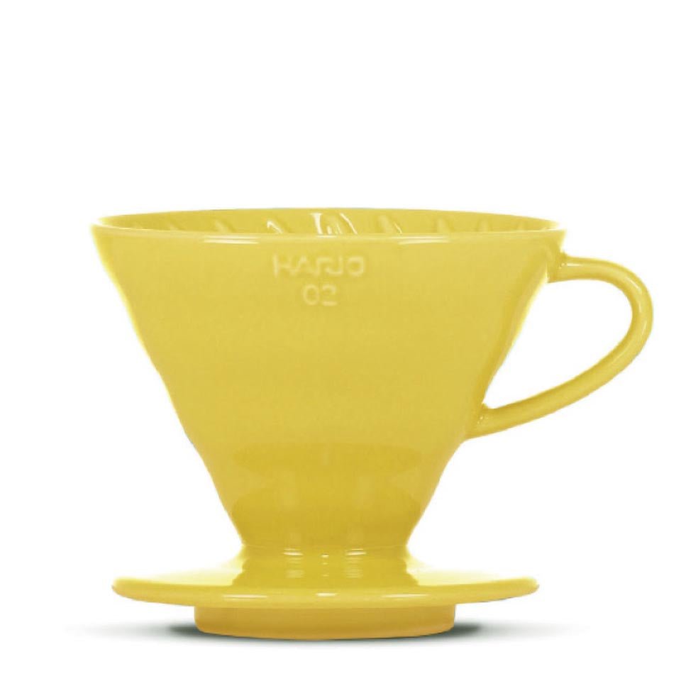 Hario Colour Edition V60 - 02 Ceramic Dripper (with 40 Filters) - Barista Delight